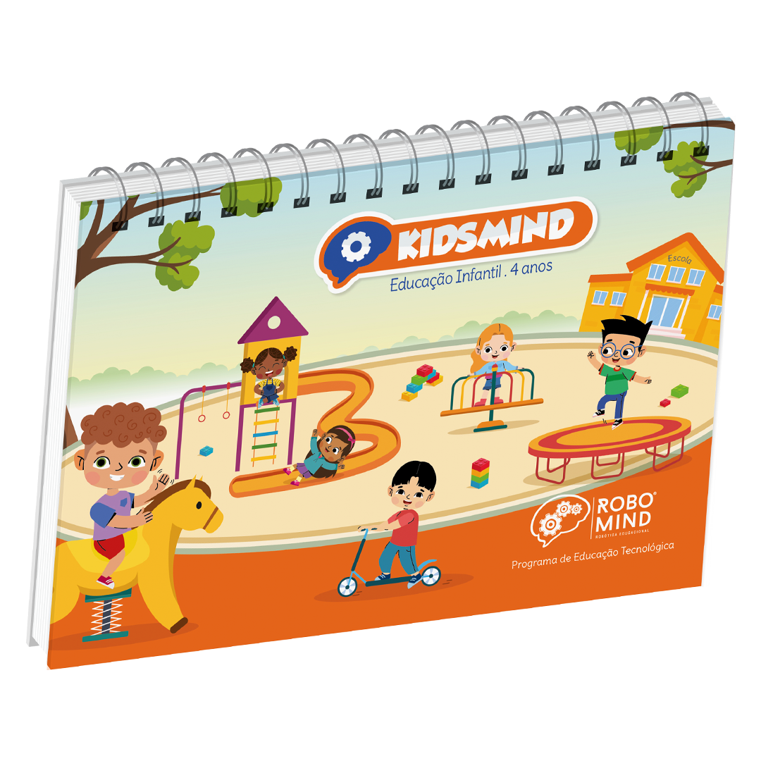 Livro do Estudante KidsMind - 4 anos C. E. Risque e Rabisque